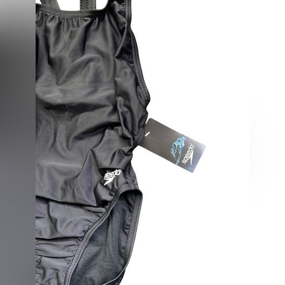 SPEEDO PRO-LT black racerback swimsuit athletic training competition size 30 NWT - Picture 5 of 6